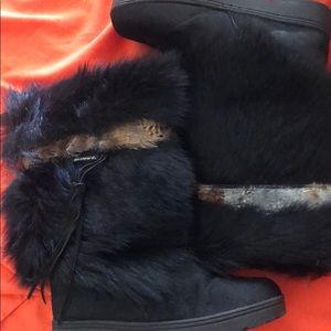 Bearpaw faux fur boots